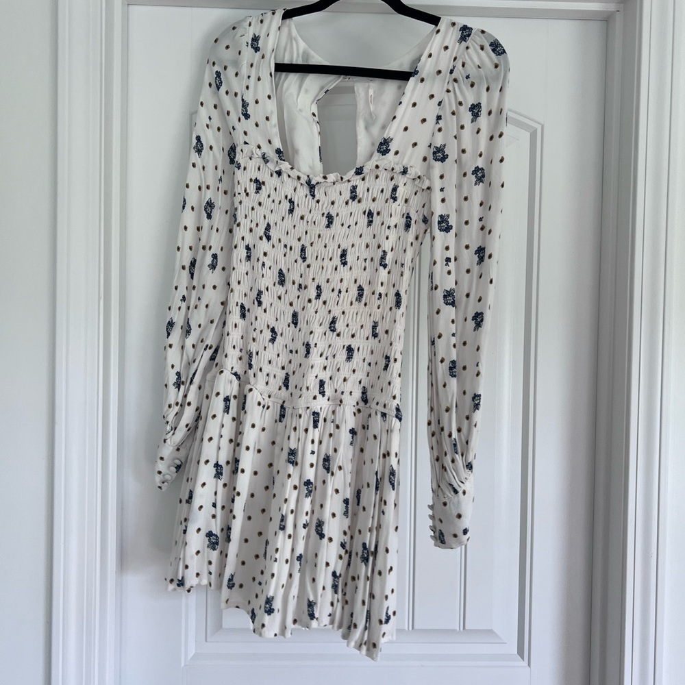 Free people smocked mini dress